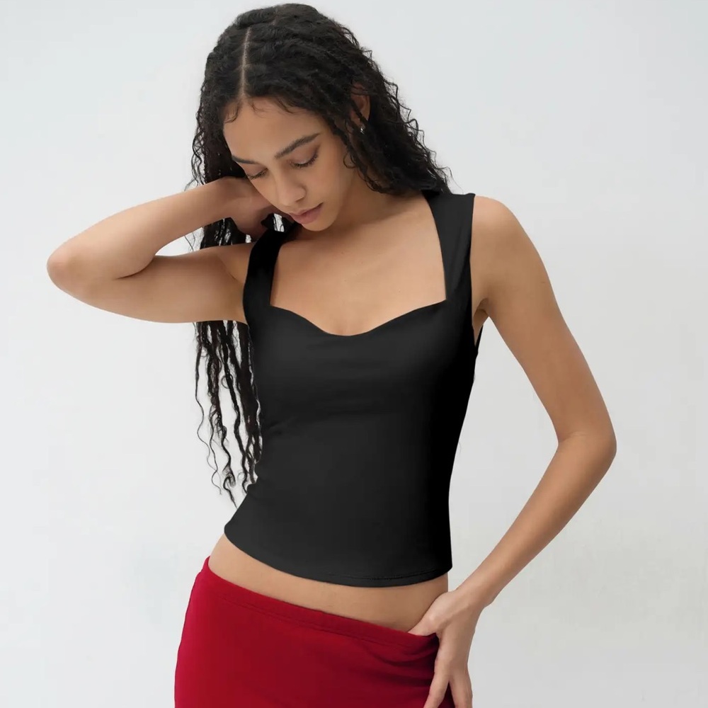 Cider Black Sweetheart Tank Top
